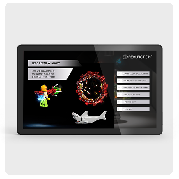 Add a touchscreen to your tradeshow hologram and increase visitor engagement and interaction and ultimately conversion