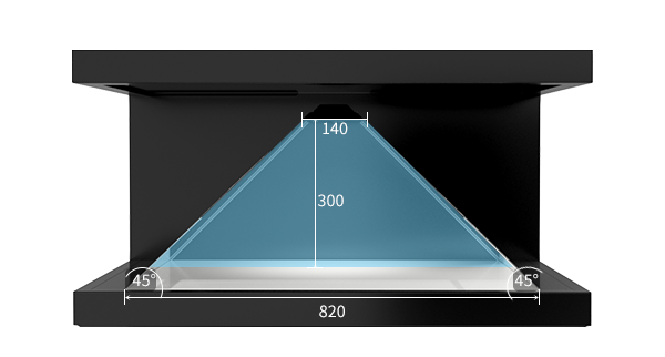 Dreamoc XL4 dimensions and specifications front