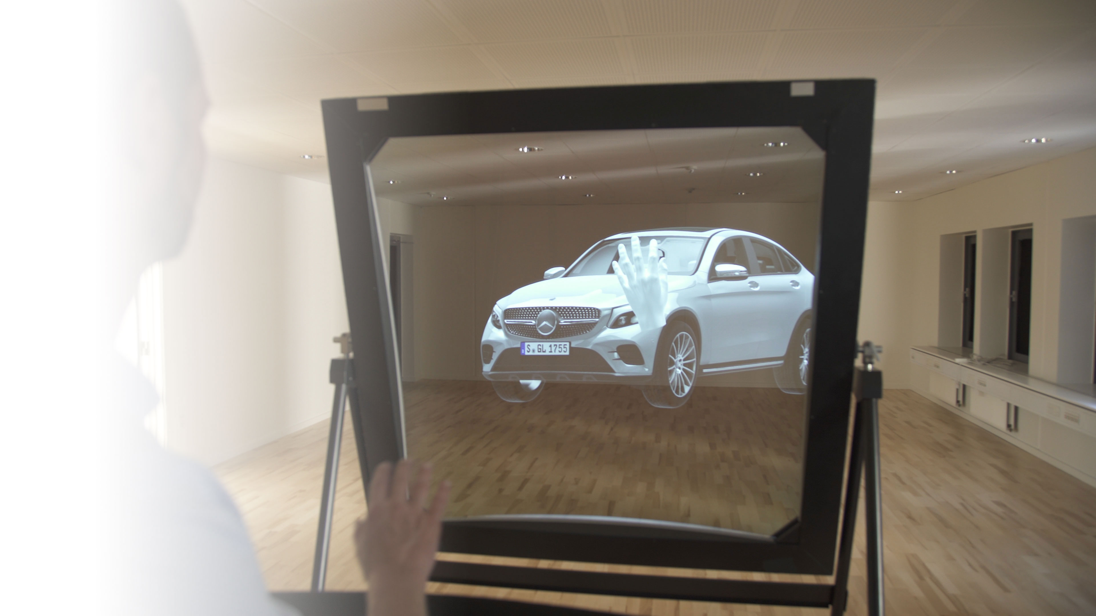 Mercedes Deepframe - the largest mixed reality display