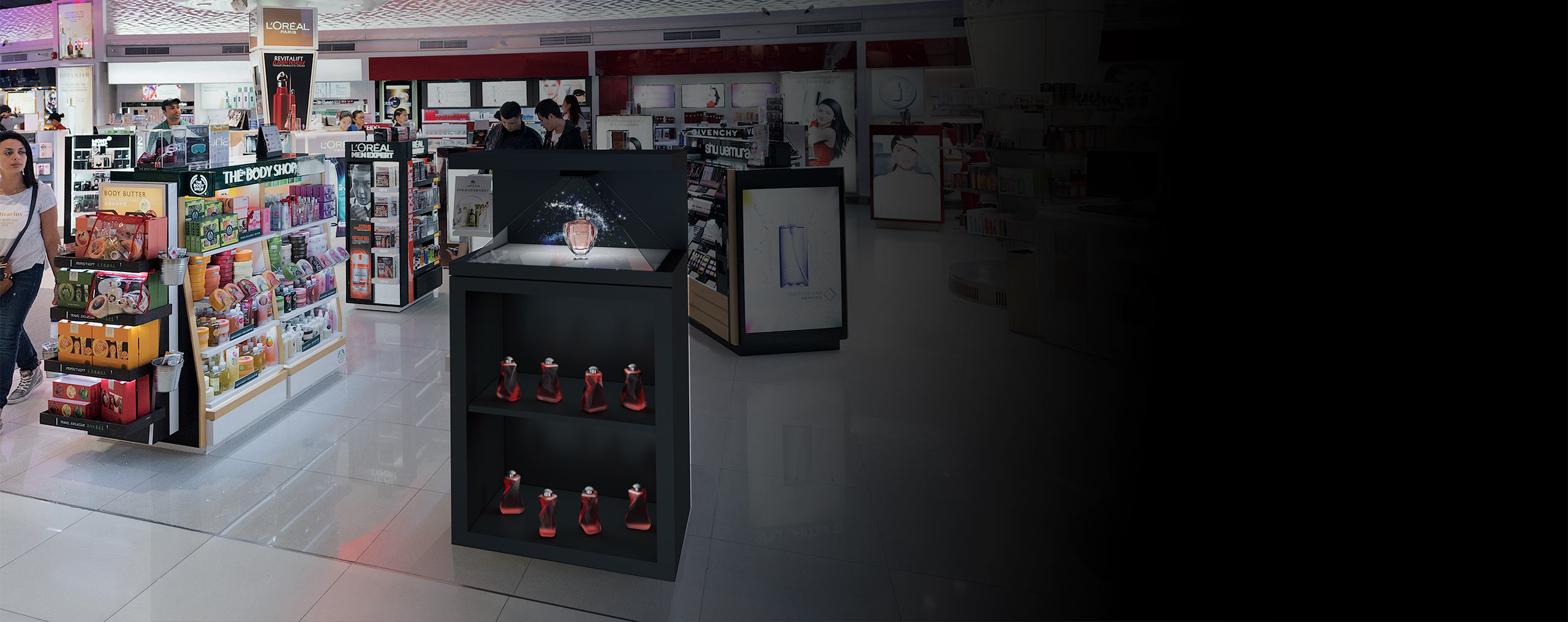 Dreamoc XL3 - Holographic Display in Retail