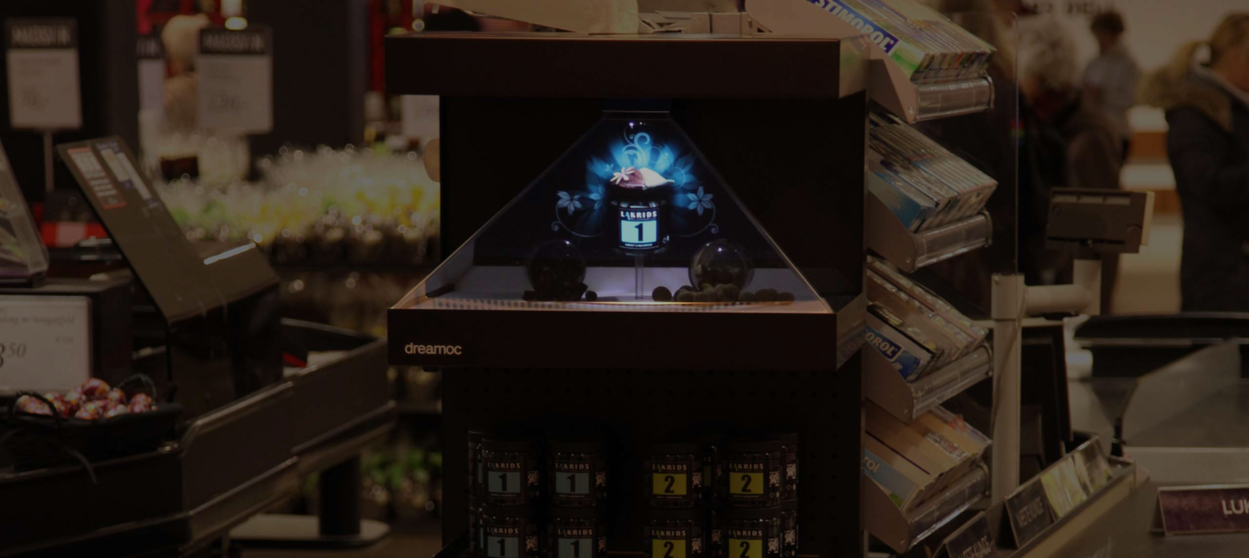Lakrids by Johan Bülow using Dreamoc in store