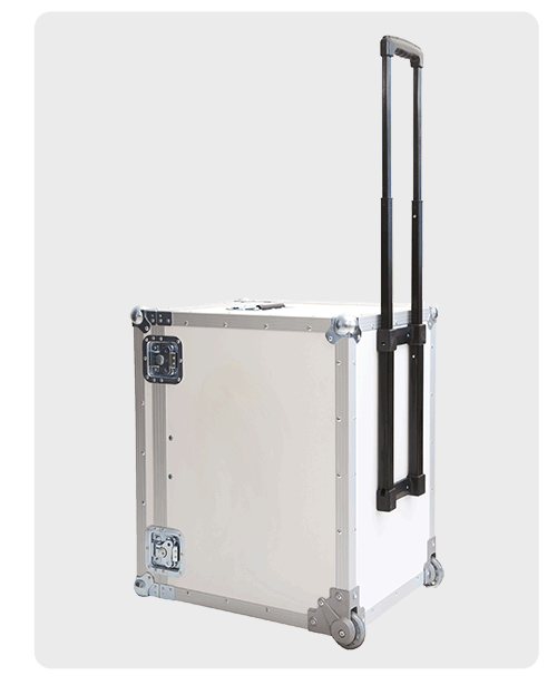 Flightcase for holographic displays