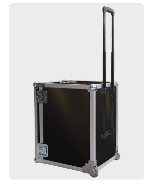 Flightcase for holographic displays